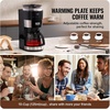 image:imageVEVOR Coffee Maker with Grinder 8 Cup Programmable Coffee Machine Grind and Brew Coffee Maker with 3 Brew Strength Control Reusable Filter Removable Water Tank for Home Office Restaurant10 CUP