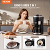 image:imageVEVOR Coffee Maker with Grinder 8 Cup Programmable Coffee Machine Grind and Brew Coffee Maker with 3 Brew Strength Control Reusable Filter Removable Water Tank for Home Office Restaurant10 CUP