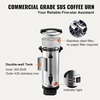 image:imageVEVOR Commercial Coffee Urn 110Cups165L Stainless Steel Large Coffee Dispenser 1500W 110V Electric Coffee Maker Urn For Quick Brewing Hot Water Urn for Easy Cleaning110 Cups