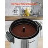 image:imageVEVOR Commercial Coffee Urn 30 Cup 152oz Hot Beverage Dispenser with Dripless Faucet 1090W QuickBrewing Coffee Maker Automatic Temperature Control for Catering Party Church amp Restaurant