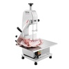 image:imageVEVOR Commercial Electric Meat Bandsaw 650W Stainless Steel Countertop Bone Sawing Machine Workbeach 124 x 181 433 Inch Max Cutting Thickness Frozen Meat Cutter for Rib Pork Beef650W