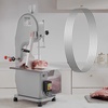 image:imageVEVOR Commercial Electric Meat Bandsaw 650W Stainless Steel Countertop Bone Sawing Machine Workbeach 124 x 181 433 Inch Max Cutting Thickness Frozen Meat Cutter for Rib Pork Beef65