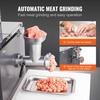 image:imageVEVOR Commercial Electric Meat Bandsaw 650W Stainless Steel Countertop Bone Sawing Machine Workbeach 124 x 181 433 Inch Max Cutting Thickness Frozen Meat Cutter for Rib Pork Beef550W