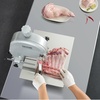 image:imageVEVOR Commercial Electric Meat Bandsaw 650W Stainless Steel Countertop Bone Sawing Machine Workbeach 124 x 181 433 Inch Max Cutting Thickness Frozen Meat Cutter for Rib Pork Beef1800W