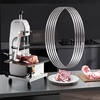 image:imageVEVOR Commercial Electric Meat Bandsaw 650W Stainless Steel Countertop Bone Sawing Machine Workbeach 124 x 181 433 Inch Max Cutting Thickness Frozen Meat Cutter for Rib Pork Beef512