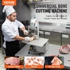 image:imageVEVOR Commercial Electric Meat Bandsaw 650W Stainless Steel Countertop Bone Sawing Machine Workbeach 124 x 181 433 Inch Max Cutting Thickness Frozen Meat Cutter for Rib Pork Beef1800W