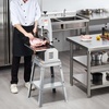 image:imageVEVOR Commercial Electric Meat Bandsaw 650W Stainless Steel Countertop Bone Sawing Machine Workbeach 124 x 181 433 Inch Max Cutting Thickness Frozen Meat Cutter for Rib Pork Beef850W