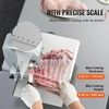 image:imageVEVOR Commercial Electric Meat Bandsaw 650W Stainless Steel Countertop Bone Sawing Machine Workbeach 124 x 181 433 Inch Max Cutting Thickness Frozen Meat Cutter for Rib Pork Beef650W