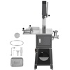 image:imageVEVOR Commercial Electric Meat Bandsaw 650W Stainless Steel Countertop Bone Sawing Machine Workbeach 124 x 181 433 Inch Max Cutting Thickness Frozen Meat Cutter for Rib Pork Beef550W