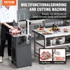 image:imageVEVOR Commercial Electric Meat Bandsaw 650W Stainless Steel Countertop Bone Sawing Machine Workbeach 124 x 181 433 Inch Max Cutting Thickness Frozen Meat Cutter for Rib Pork Beef550W