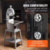image:imageVEVOR Commercial Electric Meat Bandsaw 650W Stainless Steel Countertop Bone Sawing Machine Workbeach 124 x 181 433 Inch Max Cutting Thickness Frozen Meat Cutter for Rib Pork Beef835