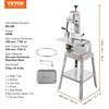 image:imageVEVOR Commercial Electric Meat Bandsaw 650W Stainless Steel Countertop Bone Sawing Machine Workbeach 124 x 181 433 Inch Max Cutting Thickness Frozen Meat Cutter for Rib Pork Beef850W