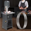 image:imageVEVOR Commercial Electric Meat Bandsaw 650W Stainless Steel Countertop Bone Sawing Machine Workbeach 124 x 181 433 Inch Max Cutting Thickness Frozen Meat Cutter for Rib Pork Beef823