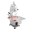 image:imageVEVOR Commercial Electric Meat Bandsaw 650W Stainless Steel Countertop Bone Sawing Machine Workbeach 124 x 181 433 Inch Max Cutting Thickness Frozen Meat Cutter for Rib Pork Beef1800W