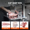 image:imageVEVOR Commercial Electric Meat Bandsaw 650W Stainless Steel Countertop Bone Sawing Machine Workbeach 124 x 181 433 Inch Max Cutting Thickness Frozen Meat Cutter for Rib Pork Beef823