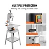 image:imageVEVOR Commercial Electric Meat Bandsaw 650W Stainless Steel Countertop Bone Sawing Machine Workbeach 124 x 181 433 Inch Max Cutting Thickness Frozen Meat Cutter for Rib Pork Beef850W