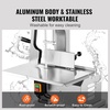image:imageVEVOR Commercial Electric Meat Bandsaw 650W Stainless Steel Countertop Bone Sawing Machine Workbeach 124 x 181 433 Inch Max Cutting Thickness Frozen Meat Cutter for Rib Pork Beef1800W