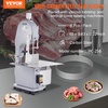 image:imageVEVOR Commercial Electric Meat Bandsaw 650W Stainless Steel Countertop Bone Sawing Machine Workbeach 124 x 181 433 Inch Max Cutting Thickness Frozen Meat Cutter for Rib Pork Beef65
