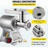 image:imageVEVOR Commercial Electric Meat Grinder 7 lbsmin Capacity 12 Industrial Meat Mincer with 2 Stainless Steel Blades 2 Grinding Plates 850W HeavyDuty Sausage Maker Stuffer for Kitchen Restaurant550 LbsH
