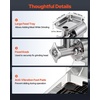 image:imageVEVOR Commercial Electric Meat Grinder 7 lbsmin Capacity 12 Industrial Meat Mincer with 2 Stainless Steel Blades 2 Grinding Plates 850W HeavyDuty Sausage Maker Stuffer for Kitchen Restaurant552 LbsH