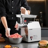 image:imageVEVOR Commercial Electric Meat Grinder 7 lbsmin Capacity 12 Industrial Meat Mincer with 2 Stainless Steel Blades 2 Grinding Plates 850W HeavyDuty Sausage Maker Stuffer for Kitchen Restaurant420 LbsH
