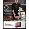 image:imageVEVOR Commercial Electric Meat Grinder 7 lbsmin Capacity 12 Industrial Meat Mincer with 2 Stainless Steel Blades 2 Grinding Plates 850W HeavyDuty Sausage Maker Stuffer for Kitchen Restaurant300 LbsH
