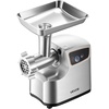 image:imageVEVOR Commercial Electric Meat Grinder 7 lbsmin Capacity 12 Industrial Meat Mincer with 2 Stainless Steel Blades 2 Grinding Plates 850W HeavyDuty Sausage Maker Stuffer for Kitchen Restaurant5 LbsM