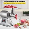 image:imageVEVOR Commercial Electric Meat Grinder 7 lbsmin Capacity 12 Industrial Meat Mincer with 2 Stainless Steel Blades 2 Grinding Plates 850W HeavyDuty Sausage Maker Stuffer for Kitchen Restaurant550 LbsH