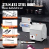image:imageVEVOR Commercial Meat Tenderizer Heavy Duty Stainless Steel Kitchen Tool with Handle Meat Tong and Cleaning Brush 450W Electric Meat Tenderizer Machine for Beef Turkey Chicken Pork and Fish195 inch