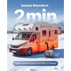 image:imageVEVOR Diesel Heater 8KW DC 12V24V All in One Portable Diesel Heater with Bluetooth APP Control Remote Control and LCD Screen 13 Gal Fuel Tank for Trucks Vans RVs Campers and GaragesGray
