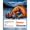 image:imageVEVOR Diesel Heater 8KW DC 12V24V All in One Portable Diesel Heater with Bluetooth APP Control Remote Control and LCD Screen 13 Gal Fuel Tank for Trucks Vans RVs Campers and GaragesBlackOrange