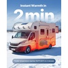 image:imageVEVOR Diesel Heater 8KW DC 12V24V Portable Diesel Air Heater with Remote Control and LCD Screen Fast Heating Low Noise 26 Gal Large Fuel Tank for Vehicles Vans RVs Campers and TrucksAll in oneW