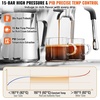 image:imageVEVOR Espresso Machine Builtin Grinder 15 Bar SemiAutomatic Espresso Coffee Maker with Milk Frother Steam Wand PID Control System for Cappuccino Latte Machiato