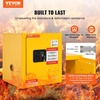 image:imageVEVOR Flammable Cabinet 17 x 17 x 18 Galvanized Steel Safety Cabinet Adjustable Shelf Flammable Storage Cabinet for Commercial Industrial and Home Use Industrial amp Scientific17 x 17 x 18