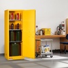 image:imageVEVOR Flammable Cabinet 17 x 17 x 18 Galvanized Steel Safety Cabinet Adjustable Shelf Flammable Storage Cabinet for Commercial Industrial and Home Use Industrial amp Scientific18 x 23 x 65