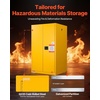 image:imageVEVOR Flammable Cabinet 17 x 17 x 18 Galvanized Steel Safety Cabinet Adjustable Shelf Flammable Storage Cabinet for Commercial Industrial and Home Use Industrial amp Scientific34 x 38 x 65