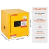 image:imageVEVOR Flammable Cabinet 17 x 17 x 18 Galvanized Steel Safety Cabinet Adjustable Shelf Flammable Storage Cabinet for Commercial Industrial and Home Use Industrial amp Scientific17 x 17 x 18