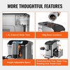 image:imageVEVOR Fully Automatic Espresso Machine  with Automatic Milk Frother 20 Bar SuperAutomatic Cappuccino Latte Machine with TFT Touch Screen Grinder 15 Grinding Levels and Removable Milk Reservoir