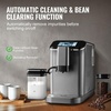 image:imageVEVOR Fully Automatic Espresso Machine  with Automatic Milk Frother 20 Bar SuperAutomatic Cappuccino Latte Machine with TFT Touch Screen Grinder 15 Grinding Levels and Removable Milk Reservoir