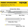 image:imageVEVOR Heavy Duty Drawer Slides 60 Inch 500 lb 1 Pair Full Extension Side Mount Ball Bearing Rails with Dual Lock for Industrial Cabinets Tool Chests and Workbenches60 Inch