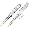 image:imageVEVOR Heavy Duty Drawer Slides 60 Inch 500 lb 1 Pair Full Extension Side Mount Ball Bearing Rails with Dual Lock for Industrial Cabinets Tool Chests and Workbenches20 Inch