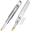 image:imageVEVOR Heavy Duty Drawer Slides 60 Inch 500 lb 1 Pair Full Extension Side Mount Ball Bearing Rails with Dual Lock for Industrial Cabinets Tool Chests and Workbenches22 Inch