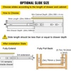 image:imageVEVOR Heavy Duty Drawer Slides 60 Inch 500 lb 1 Pair Full Extension Side Mount Ball Bearing Rails with Dual Lock for Industrial Cabinets Tool Chests and Workbenches20 Inch