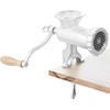 image:imageVEVOR Manual Meat Grinder Heavy Duty Cast Iron Hand Meat Grinder with Steel Table Clamp Meat Mincer Sausage Maker with 1 Cutting Blade 2 Cutting Plates 3 Sausage Tubes for Beef Pepper Mushroom8