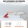 image:imageVEVOR Manual Meat Grinder Heavy Duty Cast Iron Hand Meat Grinder with Steel Table Clamp Meat Mincer Sausage Maker with 1 Cutting Blade 2 Cutting Plates 3 Sausage Tubes for Beef Pepper Mushroom8