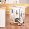 image:imageVEVOR Meat Cutter Machine 550W Meat Slicer 350 lbh Commercial Meat Cutting Machine Stainless Steel 35 mm Thickness Electric Food Cutting Slicer for Home Kitchen Restaurant Supermarket5mm1100W
