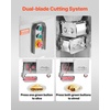 image:imageVEVOR Meat Cutter Machine 550W Meat Slicer 350 lbh Commercial Meat Cutting Machine Stainless Steel 35 mm Thickness Electric Food Cutting Slicer for Home Kitchen Restaurant Supermarket5mm1100W