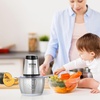image:imageVEVOR Meat Cutter Machine 550W Meat Slicer 350 lbh Commercial Meat Cutting Machine Stainless Steel 35 mm Thickness Electric Food Cutting Slicer for Home Kitchen Restaurant Supermarket8mm