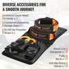 image:imageVEVOR OffRoad Recovery Kit 3 x 30 Tow Straps Heavy Duty with Hooks 30000 lbs Winch Strap Kit 44092 lbs DRing Shackles Shackle Receiver Snatch Block Pulley Gloves Storage Bag for ATV Jeep8piece set