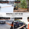 image:imageVEVOR OffRoad Recovery Kit 3 x 30 Tow Straps Heavy Duty with Hooks 30000 lbs Winch Strap Kit 44092 lbs DRing Shackles Shackle Receiver Snatch Block Pulley Gloves Storage Bag for ATV Jeep5piece set